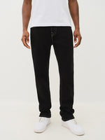 True Religion Men BIG T Ricky Straight Fit Mid Rise Jeans