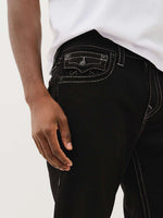 True Religion Men BIG T Ricky Straight Fit Mid Rise Jeans