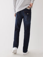 True Religion SN Ricky Straight Fit Blue Solid Jeans