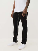 True Religion Men SUPER T Ricky Straight Fit Mid Rise Jeans