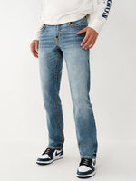 True Religion Super T Straight Blue Mid Rise Jeans