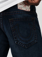 True Religion Super T Straight Blue Mid Rise Jeans