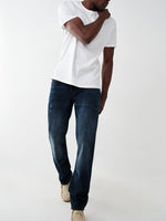 True Religion Super T Straight Blue Mid Rise Jeans