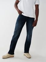 True Religion Super T Straight Blue Mid Rise Jeans