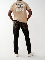 True Religion Super T Skinny Black Mid Rise Jeans