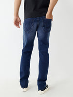 True Religion Men Blue Solid Slim Fit Jeans