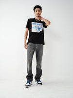 True Religion Super T Straight Grey Mid Rise Jeans