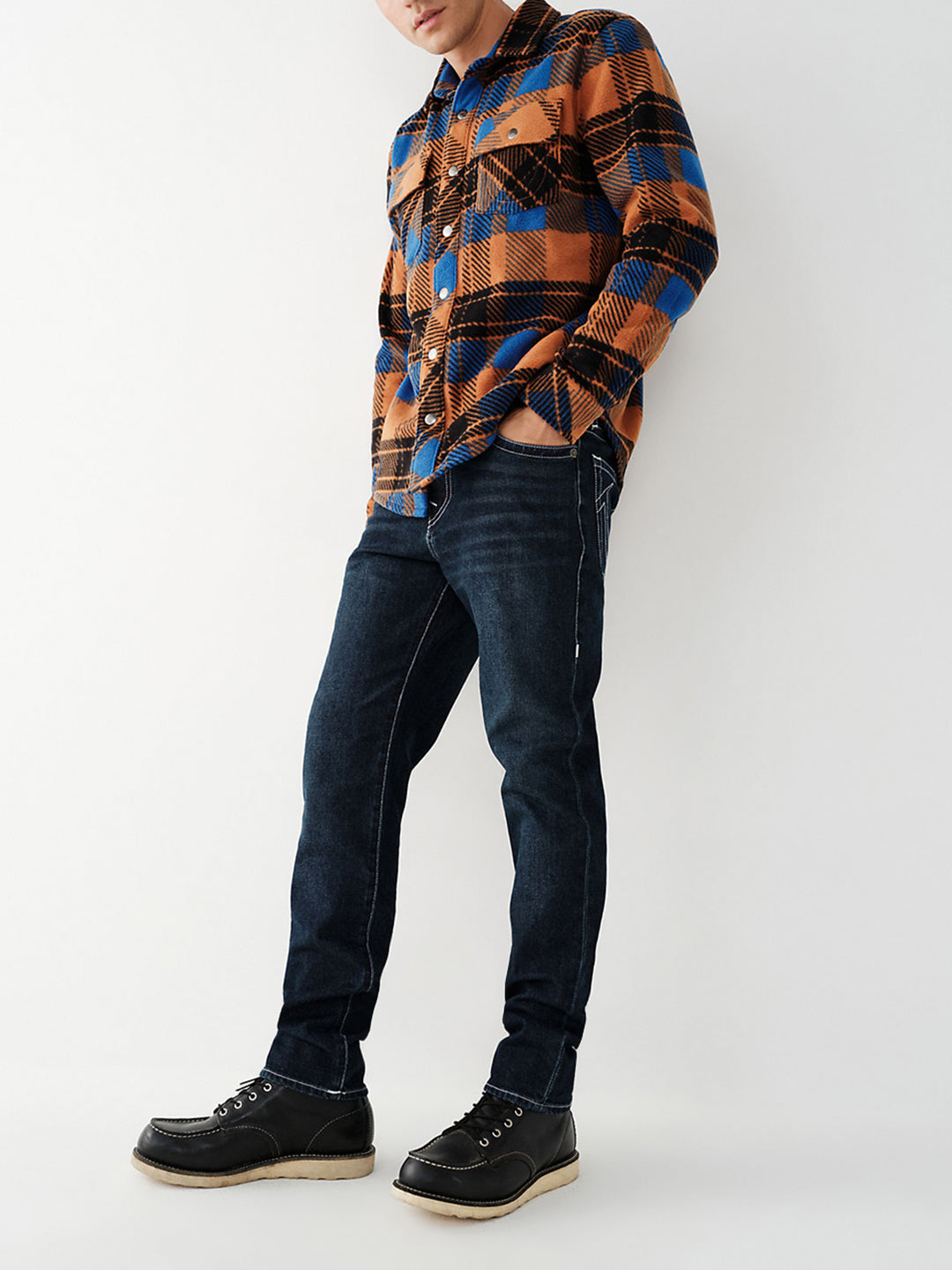 True Religion Big T Skinny Blue Mid Rise Jeans