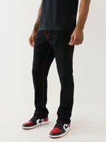True Religion Men Super T Ricky Straight Fit Mid Rise Jeans