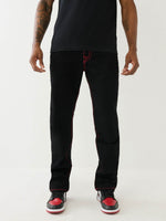 True Religion Men Super T Ricky Straight Fit Mid Rise Jeans