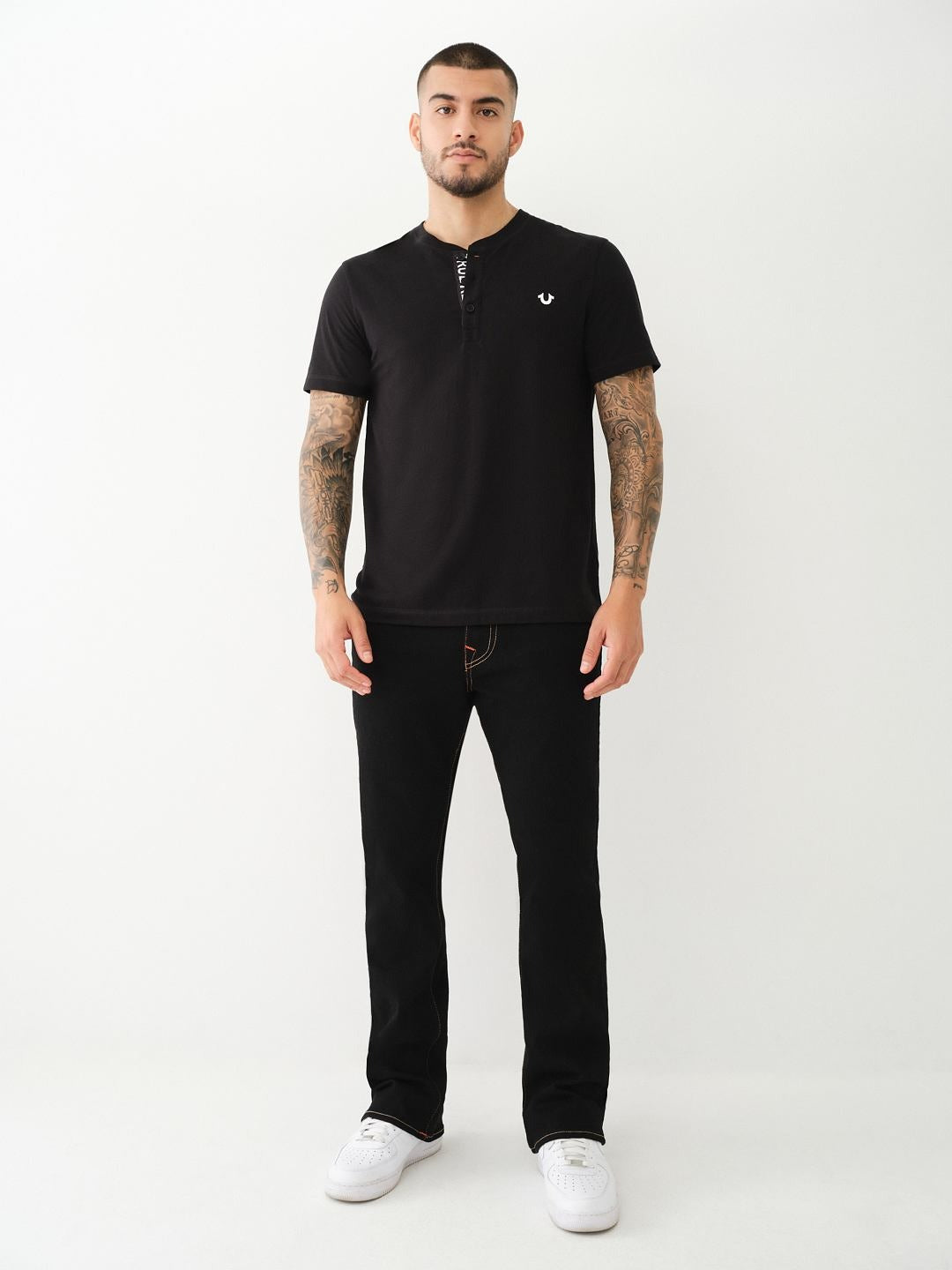 True Religion Men SN Billy Bootcut Fit Mid Rise Jeans