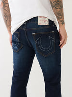 True Religion SN Ricky Straight Fit Blue Solid Jeans