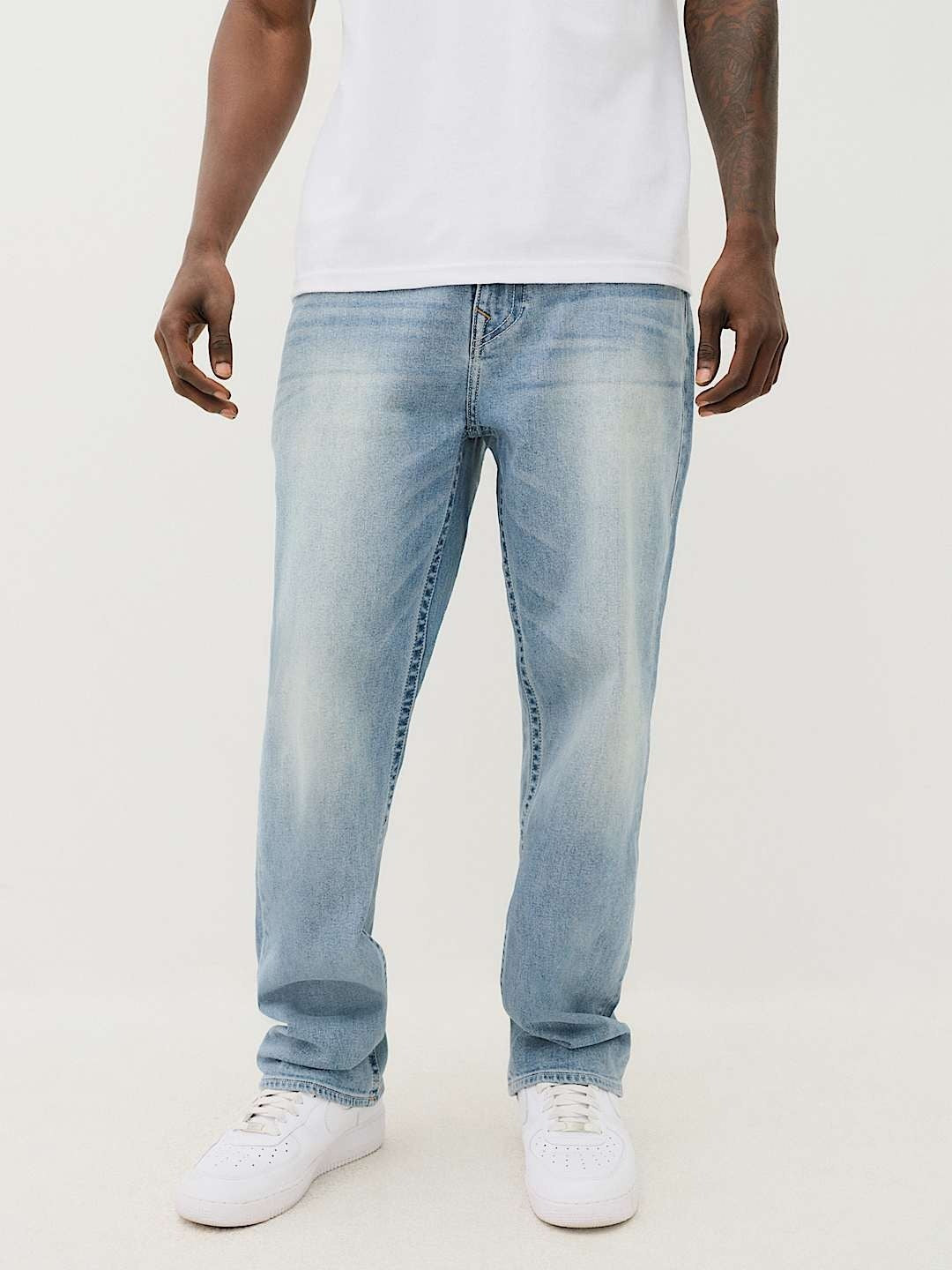 True Religion Men SN Bobby Oversized Fit Medium Wash Jeans