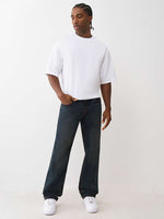 TRUE RELIGION Men RICKY Embroidered Dark Indigo Jeans