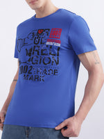 True Religion Dazzling Blue Logo Regular Fit T-Shirt