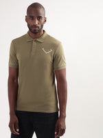 True Religion Martini Olive Regular Fit Polo T-Shirt