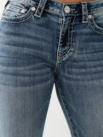 True Religion Big T Becca Bootcut Blue Mid Rise Jeans