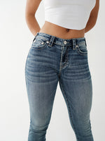 True Religion Big T Becca Bootcut Blue Mid Rise Jeans