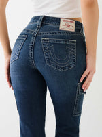 True Religion Women Blue Solid Slim Fit Mid-Rise Jeans