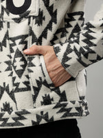 True Religion Men Printed Spread Collar Full Sleeves Jacket