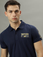 True Religion Blue Fashion Regular Fit Polo T-Shirt