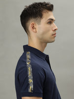 True Religion Blue Fashion Regular Fit Polo T-Shirt