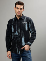 True Religion Black Fashion Tie - Dye Regular fit Shirt