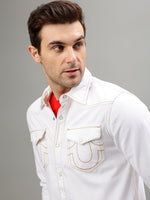 True Religion White Fashion Regular fit Shirt