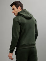 True Religion Men Solid Hooded Full Sleeves Sweatshirt