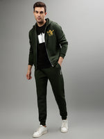 True Religion Men Solid Hooded Full Sleeves Sweatshirt