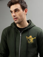 True Religion Men Solid Hooded Full Sleeves Sweatshirt