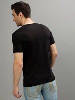 True Religion Black Fashion Printed Regular fit T-Shirt