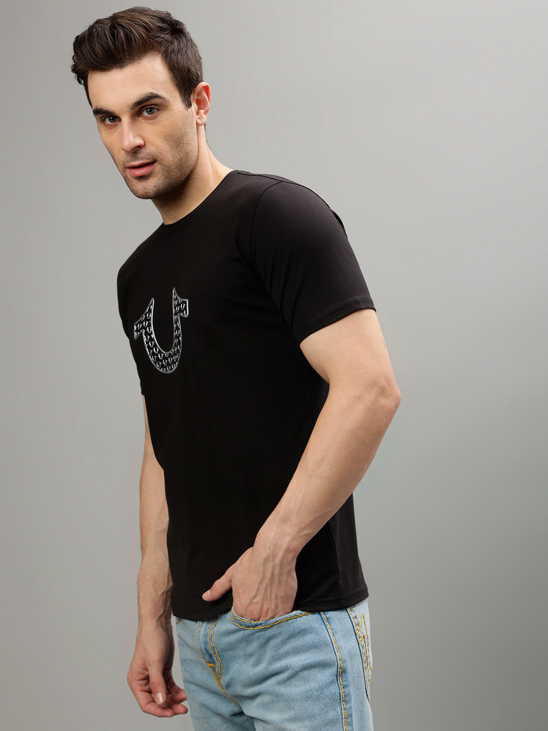True Religion Black Fashion Regular fit T-Shirt