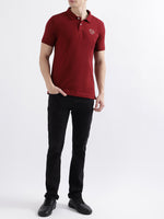 True Religion Maroon Fashion Regular Fit Polo T-Shirt