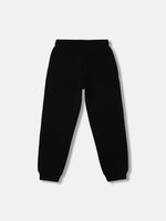 True Religion Boys Black Solid Regular Fit Trackpants