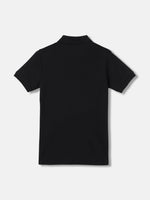 True Religion Kids Black Fashion Regular Fit Polo T-Shirt