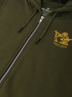 True Religion Olive Boys Solid Hooded Long Sleeves Sweatshirt