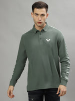 True Religion Green Fashion Regular Fit Polo T-Shirt