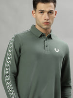 True Religion Green Fashion Regular Fit Polo T-Shirt