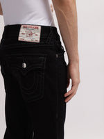 True Religion Men SN Ricky Straight Fit Mid Rise Jeans