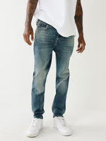 True Religion SN Rocco Skinny Fit Blue Mid-Rise Solid Jeans