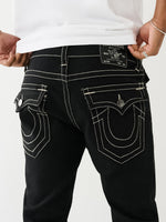 True Religion Men Black Rocco Slim Fit Jeans