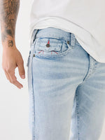 True Religion SN Billy Bootcut Blue Mid-Rise Solid Jeans