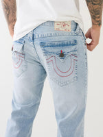 True Religion SN Billy Bootcut Blue Mid-Rise Solid Jeans