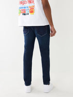 True Religion SN Rocco Skinny Fit Blue Mid-Rise Solid Jeans