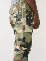 True Religion Men Multi Printed Regular Fit Mid-Rise Trouser