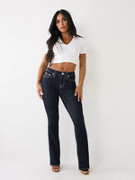 True Religion SN Becca Bootcut Blue Mid-Rise Solid Jeans