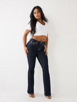 True Religion SN Becca Bootcut Blue Mid-Rise Solid Jeans