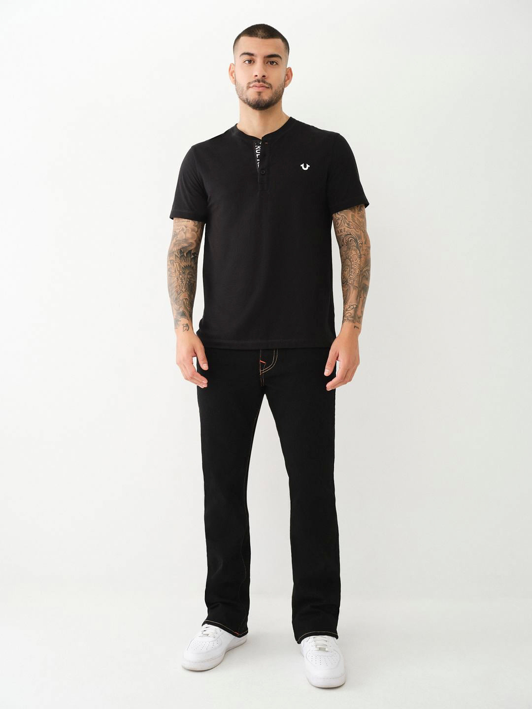 True Religion Men SN Billy Bootcut Fit Mid Rise Jeans