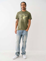 True Religion Men Super T Billy Bootcut Fit Medium Wash Jeans